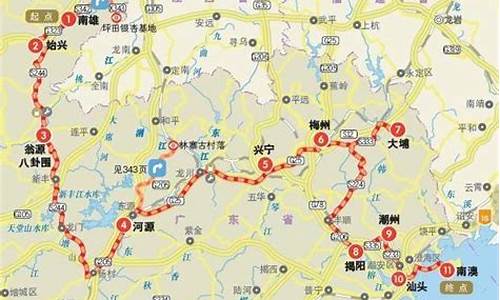 广东旅游景点线路图_广东旅游景点线路图高